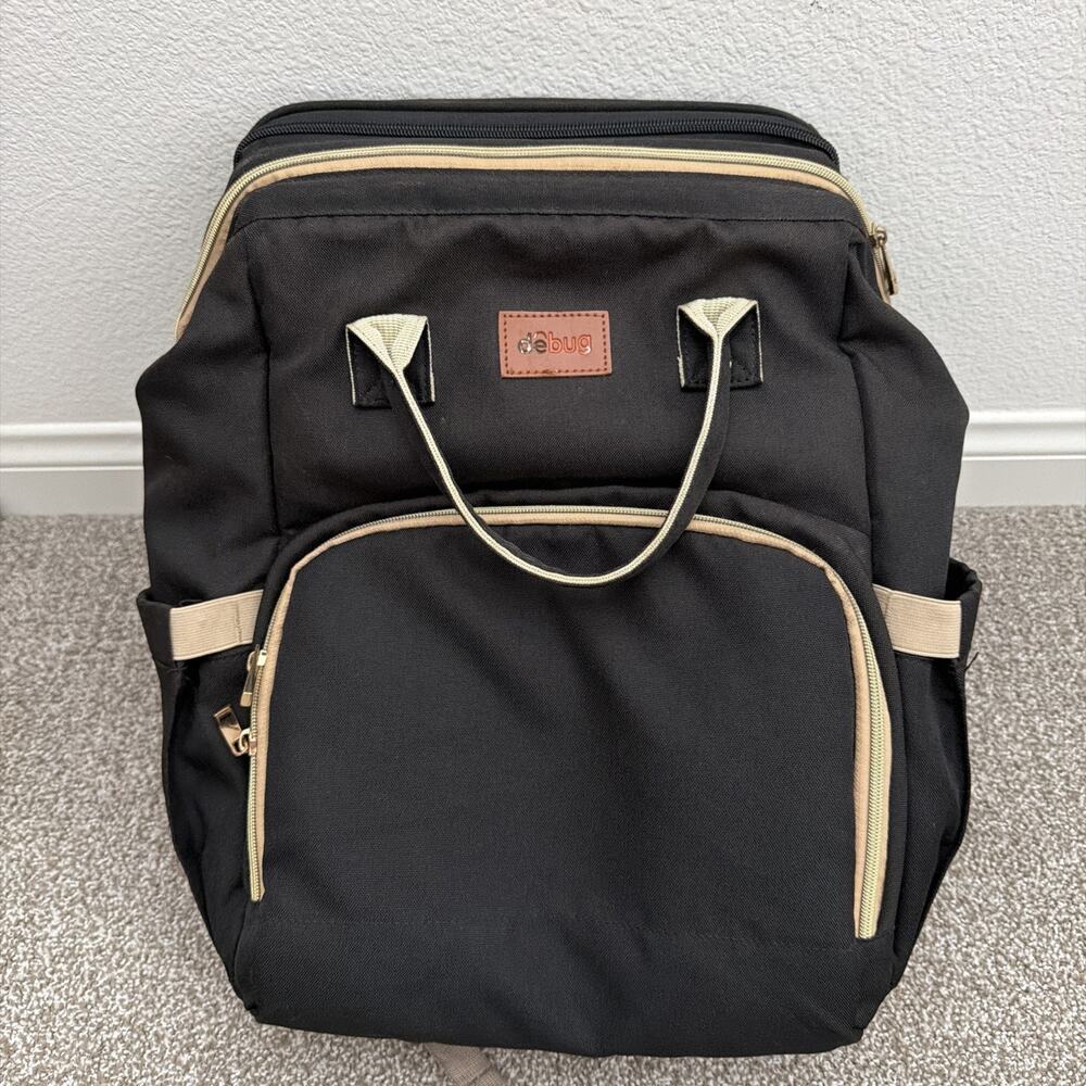 DEBUG Mommy Bag Changeable Crib Large Capacity Multi Functional Diaper Bag